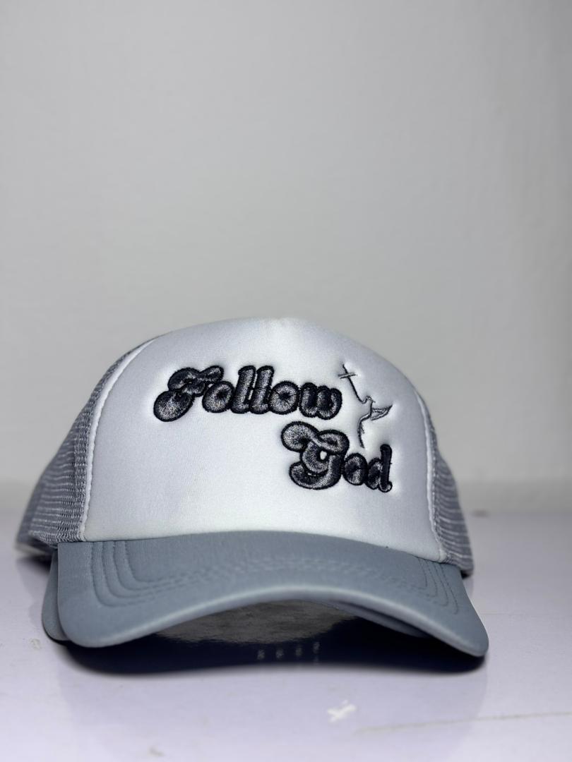 FOLLOW GOD - GREY TEE